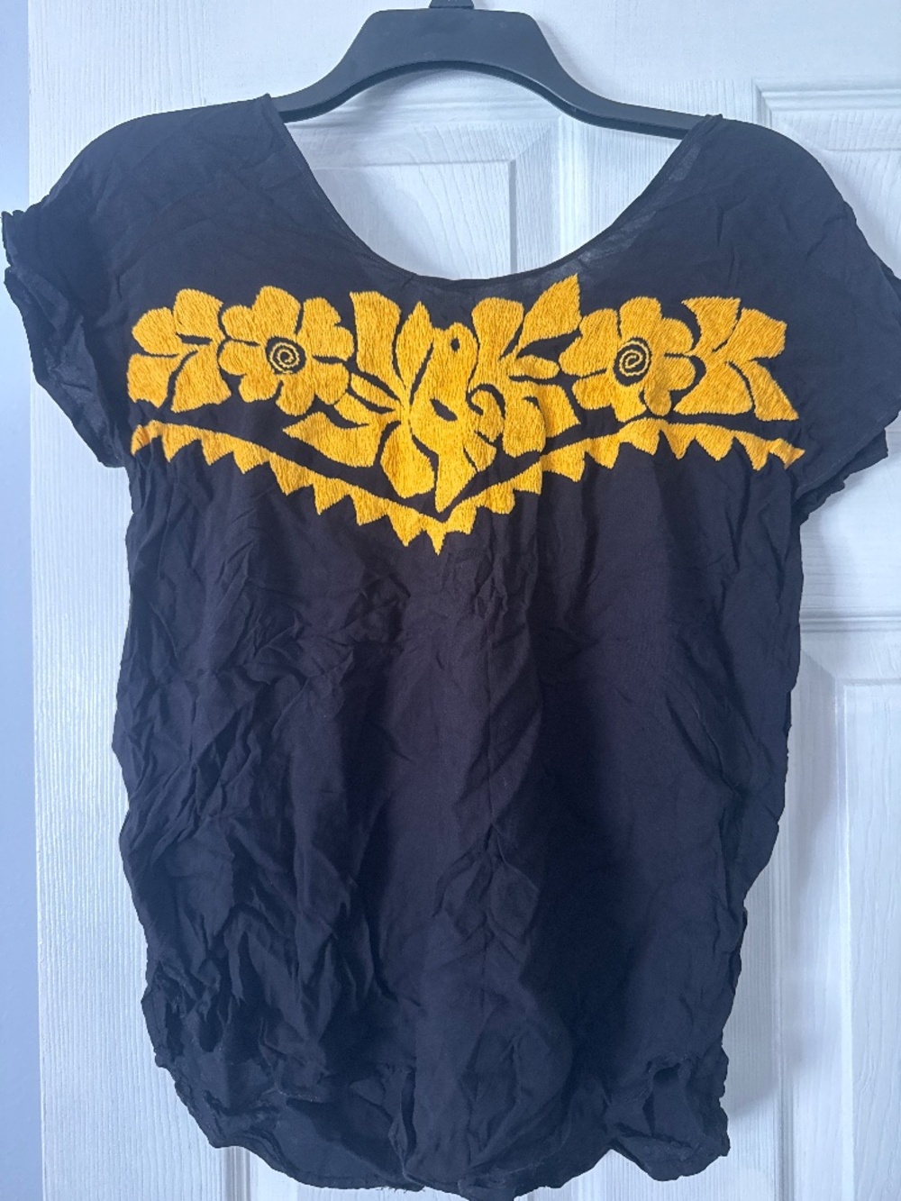 Hand swen mexican blouse!